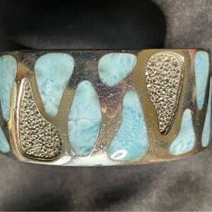 Prewoned Marahlago Larimar Surf Bracelet.